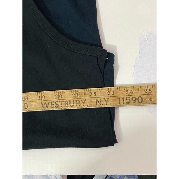 Vintage Australian Gold / Dolphins Black Tank Top Tanning Products Beach 90s - Picture 3 of 11